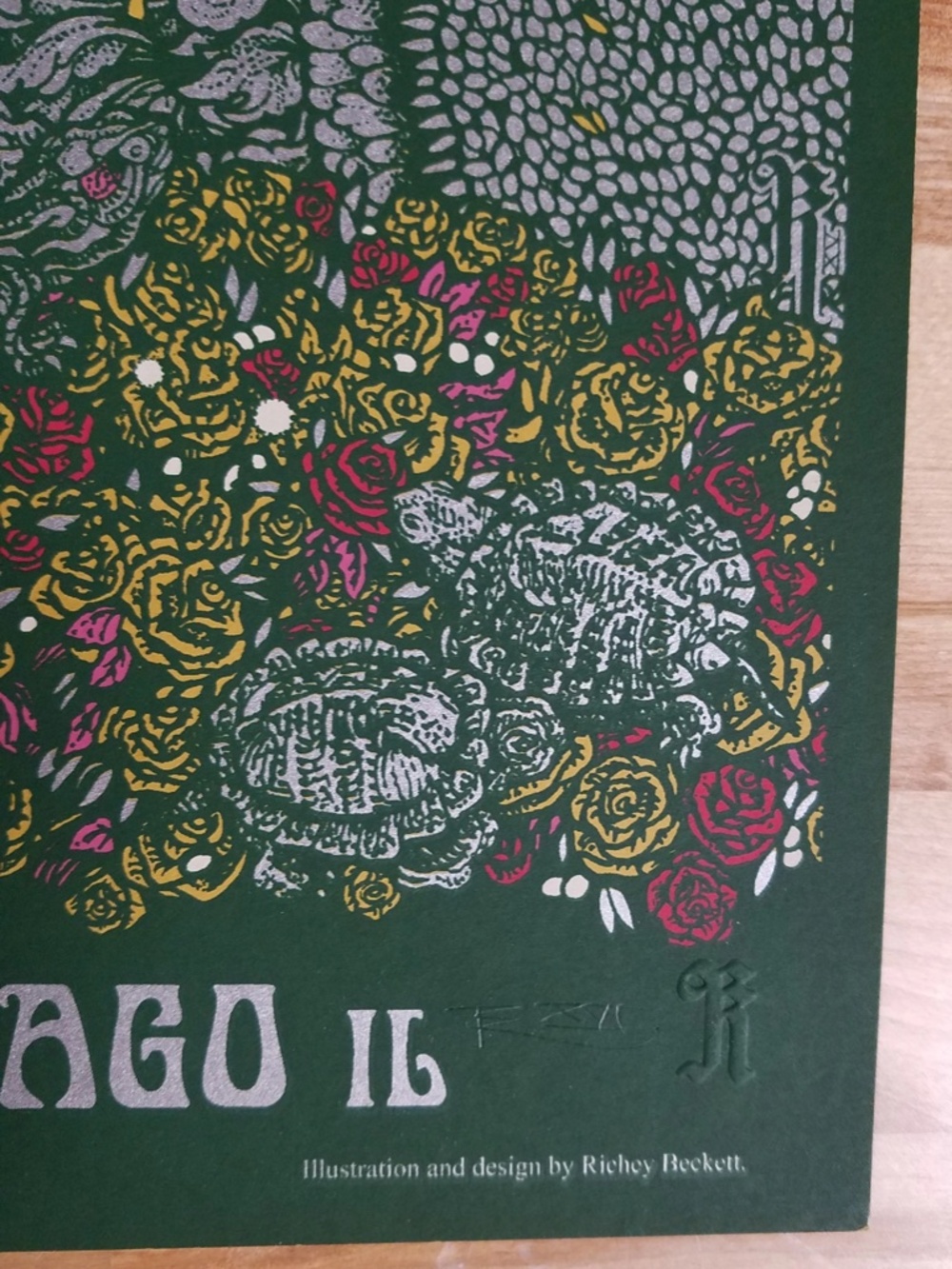 Grateful Dead "Fare Thee Well" GD 50 Poster-Soldier Field, Chicago July 2015 - Picture 2 of 2